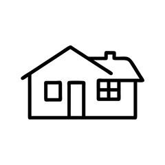 Fototapeta premium house icon isolated on white
