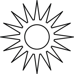 sun vector illustration
