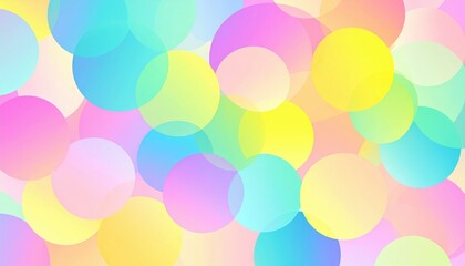 Colorful bubbles floating abstract background graphic design digital art playful atmosphere