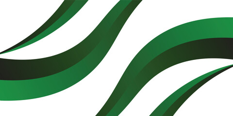 Modern green background. Graphic design pattern background template with dynamic wave shapes. modern vector ilustration