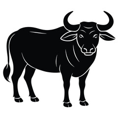 water buffalo vector sihouette