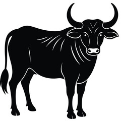 water buffalo vector sihouette