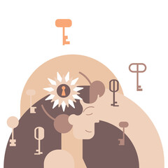 Psychological growth: the balance between strength and harmony in a relationship