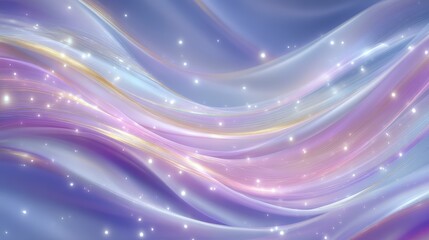 Abstract Purple   Gold Swirling Waves Background  Soft Light  Elegant Design
