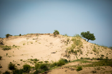 Hunshandake Sandy Land in Inner Mongolia, China