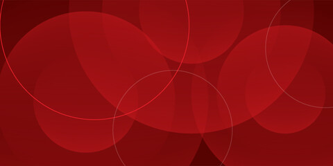 Obraz premium Red abstract background. Dynamic shapes composition. Eps10 vector