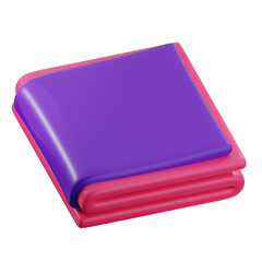 Stylish closed notebook suitable for branding, stationery, and educational content.