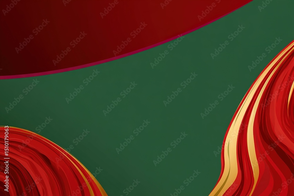Poster colorful abstract wave patterns create dynamic visual interest in a contemporary design setting
