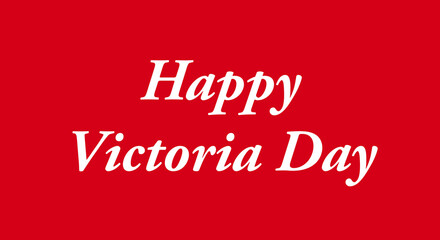 Canadian Happy Victoria Day Celebration Illustration