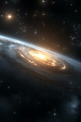 Cosmic spiral galaxy