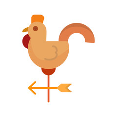 Wind Vane Vector Icon