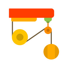 Pulley Vector Icon