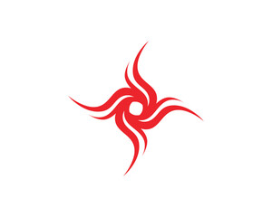 Fire flame vector  nature logo and symbols icons template