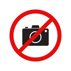 Prohibited Camera Icon No Photos Allowed