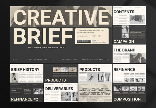 Creative Brief Presentation Template