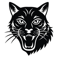 wild cat vector