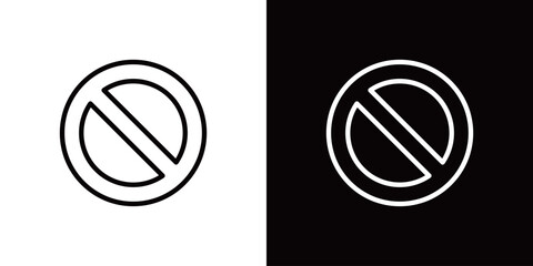 禁止のラインアイコン