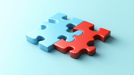Obraz premium Puzzle. Business strategy, success solution, jigsaw games symbol. Idea metaphor. Creative idea, connection, challenge, partnership, teamwork, match
