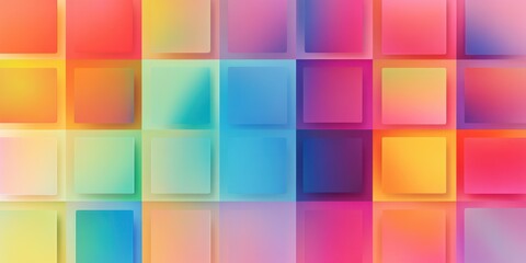 Colorful Square Mosaic: A vibrant and dynamic pattern of colorful squares creates a visually engaging mosaic. Perfect for backgrounds, design elements, and presentations.