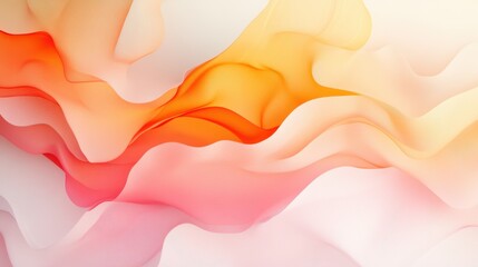 Abstract Fluid Dynamics: Witness the captivating interplay of colors as flowing, translucent forms dance across the canvas, a testament to dynamic artistry.