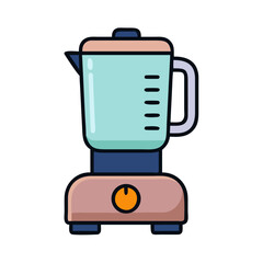 Blender Icon Illustration &ndash; Cooking and Kitchenware Symbol