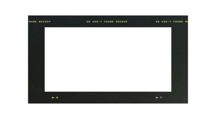 Film frame photo strip high-resolution blank filter. 35mm scan template texture effect. Trendy editable camera roll social stories design. Isolated vintage analog transparent empty scratches mockup.