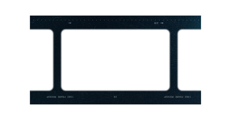 Film frame photo strip high-resolution blank filter. 35mm scan template texture effect. Trendy...