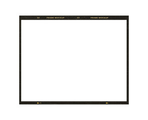 Film frame photo strip high-resolution blank filter. 35mm scan template texture effect. Trendy...