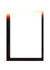 Film frame photo strip high-resolution blank filter. 35mm scan template texture effect. Trendy editable camera roll social stories design. Isolated vintage analog transparent empty scratches mockup.