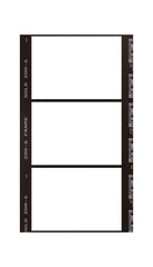 Film frame photo strip high-resolution blank filter. 35mm scan template texture effect. Trendy...