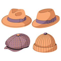vector illustration of a baseball cap