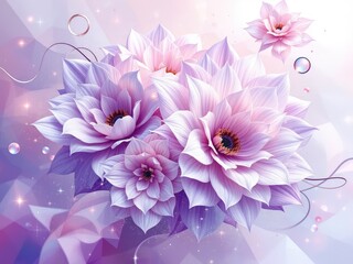 Fototapeta premium Wallpaper sticker, vintage background with floral ornament, Elegant 3D Floral Wallpaper Sticker in Peach 