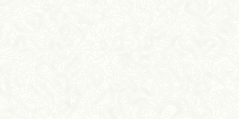 Abstract Geometric Topographic Map Background, Grey Topographic Lines and Contours in Motion with Dynamic Line Patterns.