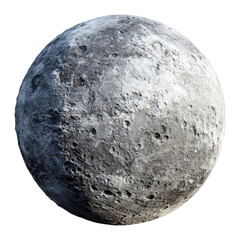 PNG Real rocky grey planet astronomy space moon.