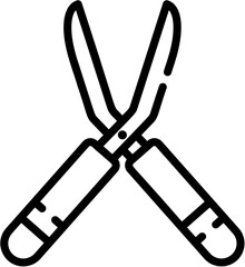 Rabbit, Flower, Butterfly, Spring, Sakura, Plant, sprout, otter, bee and Fertilizer line icon. Vector illustration. Editable stroke. stock illustration