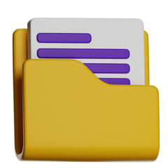 Common folder icon representing file management, useful for web, app, and digital organization interfaces.