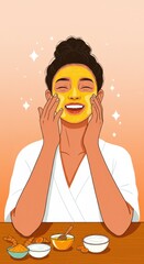 Radiant Glow: Turmeric Face Mask Ritual