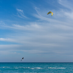 Kitesurfer in Action