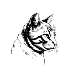 vector illustration of a cat