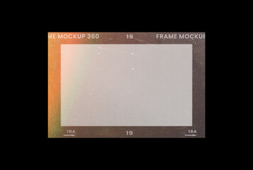 Film frame photo strip high-resolution blank filter. 35mm scan template texture effect. Trendy...