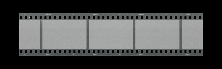 Film frame photo strip high-resolution blank filter. 35mm scan template texture effect. Trendy...