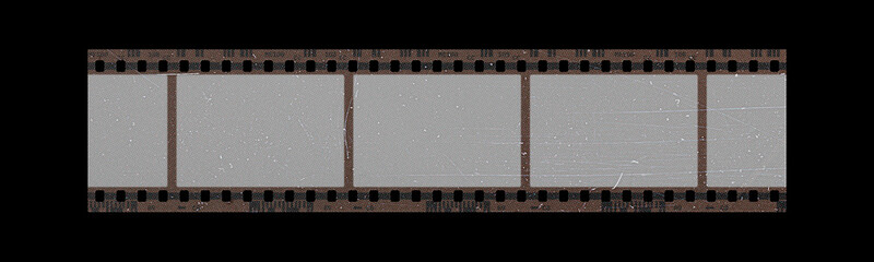 Film frame photo strip high-resolution blank filter. 35mm scan template texture effect. Trendy...