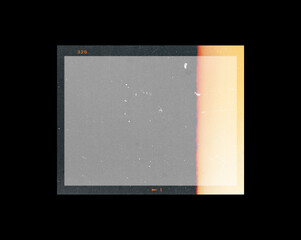 Film frame photo strip high-resolution blank filter. 35mm scan template texture effect. Trendy...