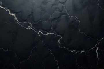 The Surface is Black Marble with White and Yellow Veins