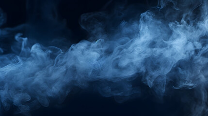 smoke on black background