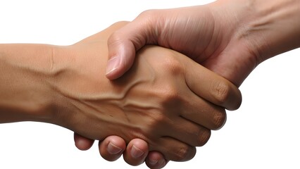 Strong Handshake Symbol of Agreement, Trust, and Partnership