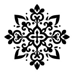 vector floral ornament fractal geometry and artistic balance in ornamental patterns