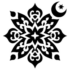 black and white creativity flowing into exquisite and luxurious digital art