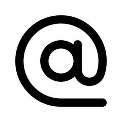 Contact email icon. Great for e-commerce or support designs.