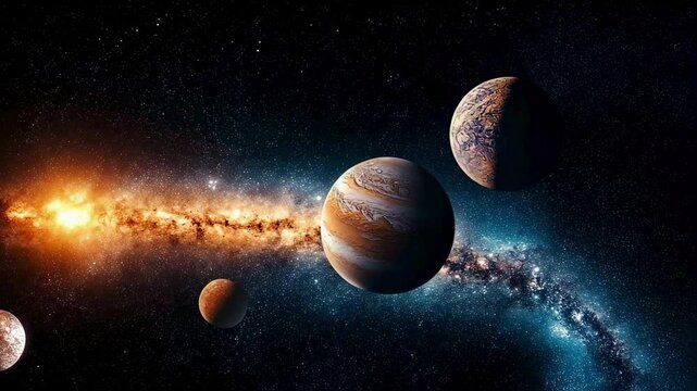 Majestic Planets Aligned with the Milky Way Galaxy